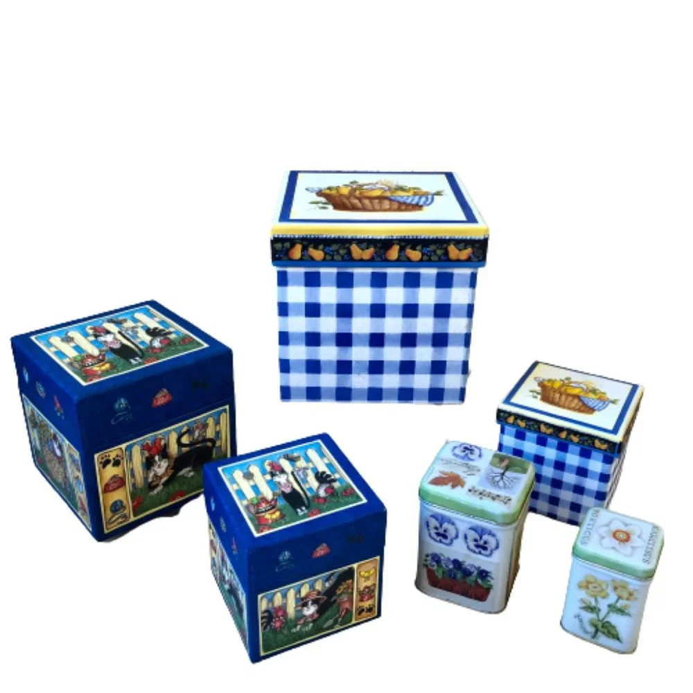 Storage Collecible Boxes Bob's Cat + Debbie Crabtree + Judith Glover * Lot of 6